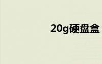20g硬盘盒（20g硬盘）