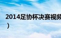 2014足协杯决赛视频回放（2014足协杯决赛）