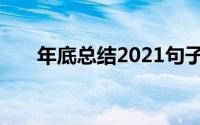 年底总结2021句子（年底总结2021）