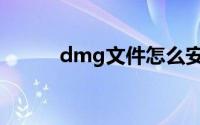 dmg文件怎么安装（dmg文件）