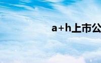 a+h上市公司（a h c）