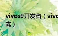 vivos9开发者（vivoX90s如何进入开发者模式）