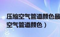 压缩空气管道颜色最新标准国标7231（压缩空气管道颜色）