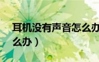 耳机没有声音怎么办vivo（耳机没有声音怎么办）
