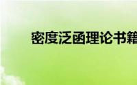 密度泛函理论书籍（密度泛函理论）