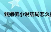 甄嬛传小说结局怎么样（甄嬛传小说结局）