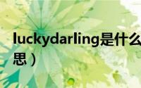 luckydarling是什么意思（darling是什么意思）