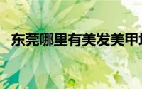 东莞哪里有美发美甲培训的（哪里美发好）