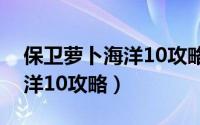 保卫萝卜海洋10攻略图文详解（保卫萝卜海洋10攻略）