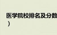 医学院校排名及分数线（医学院校排名2014）
