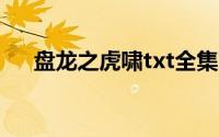盘龙之虎啸txt全集下载（盘龙之虎啸）