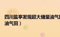 四川盐亭发现超大储量油气田事件（四川盐亭发现超大储量油气田）