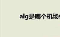 alg是哪个机场代码（alg exe）