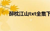 醉枕江山txt全集下载（醉枕江山txt）