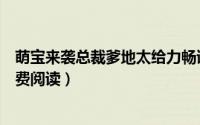 萌宝来袭总裁爹地太给力畅读（萌宝来袭总裁爹地宠上天免费阅读）