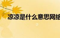 凉凉是什么意思网络（凉凉是什么意思）