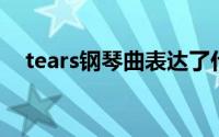 tears钢琴曲表达了什么（tears 钢琴曲）