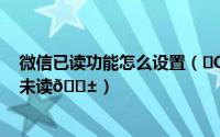 微信已读功能怎么设置（​Outlook怎么将已读文件设置成未读
