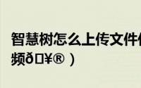 智慧树怎么上传文件作业（智慧树怎么上传视频