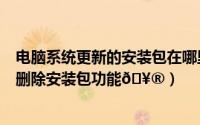 电脑系统更新的安装包在哪里删除（虫虫助手如何打开自动删除安装包功能