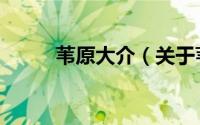 苇原大介（关于苇原大介的简介）