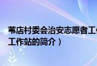 苇店村委会治安志愿者工作站（关于苇店村委会治安志愿者工作站的简介）
