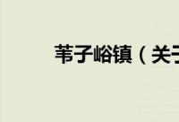 苇子峪镇（关于苇子峪镇的简介）