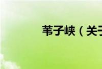 苇子峡（关于苇子峡的简介）