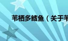 苇栖多鳍鱼（关于苇栖多鳍鱼的简介）