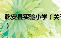 乾安县实验小学（关于乾安县实验小学的简介）