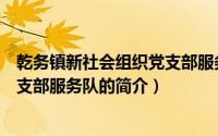 乾务镇新社会组织党支部服务队（关于乾务镇新社会组织党支部服务队的简介）