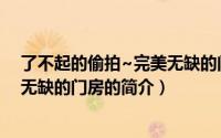 了不起的偷拍~完美无缺的门房（关于了不起的偷拍~完美无缺的门房的简介）