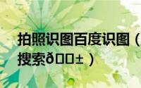 拍照识图百度识图（百度App如何进行拍照搜索