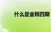 什么是金税四期（什么是金片绣）