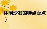 休闲沙发的特点卖点（休闲沙发的材质有哪些）