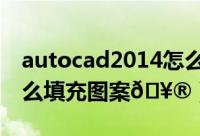autocad2014怎么激活（AutoCAD2014怎么填充图案