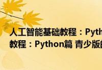 人工智能基础教程：Python篇 青少版（关于人工智能基础教程：Python篇 青少版的简介）