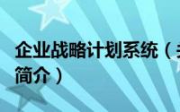 企业战略计划系统（关于企业战略计划系统的简介）