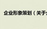 企业形象策划（关于企业形象策划的简介）