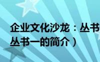 企业文化沙龙：丛书一（关于企业文化沙龙：丛书一的简介）