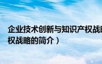 企业技术创新与知识产权战略（关于企业技术创新与知识产权战略的简介）