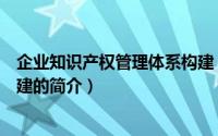企业知识产权管理体系构建（关于企业知识产权管理体系构建的简介）
