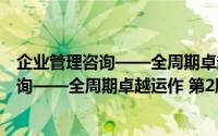 企业管理咨询——全周期卓越运作 第2版（关于企业管理咨询——全周期卓越运作 第2版的简介）