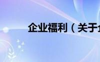 企业福利（关于企业福利的简介）
