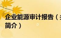 企业能源审计报告（关于企业能源审计报告的简介）