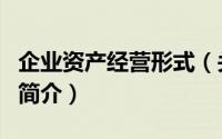 企业资产经营形式（关于企业资产经营形式的简介）