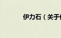 伊力石（关于伊力石的简介）