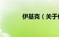 伊基克（关于伊基克的简介）