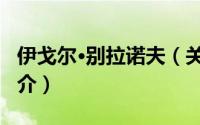 伊戈尔·别拉诺夫（关于伊戈尔·别拉诺夫的简介）