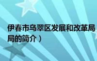伊春市乌翠区发展和改革局（关于伊春市乌翠区发展和改革局的简介）